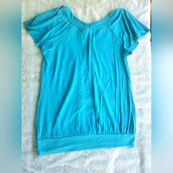 Daytrip blue with collar pattern top - Picture 4 of 6